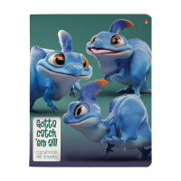 Тетрадь А5 48л кл. Альт "Глазастики" УФ-лак