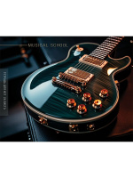 Тетрадь для нот А4 24л., гориз., скоба "Музыкальные инструменты - 5"