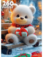 Пазлы  160 элементов "Мишка с подарками"