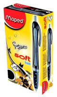 Ручка шар. MAPED FREEWRITERTER автомат, 1мм, рез.корпус, чёрная