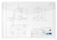 Конверт на кнопке А3 0,18мм однотонный, карман для визитки, ассорти