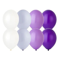 Набор шаров 14" Пастель, лиловая гамма , 12шт/уп