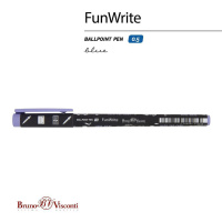 Ручка шар. BV "FunWrite Машины. Цвет голубой" 0.5 син.