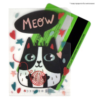 Папка для документов набор 3 шт. (81*175мм, 70*150мм, 70*100мм) Кошки, УФ-печать