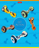 Тетрадь А5 48л ЛИН. Hatber "Go Action", белизна 98%