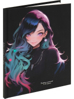 Дневник универсальн. обл. 7БЦ "Цветные волосы" софт-тач, резинка, 40 л.