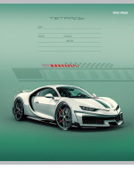 Тетрадь А5 12л косая лин. Проф-Пресс "Разные автомобили - 12" 5 диз.в спайке