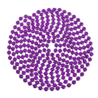 Бусы декоративные  2,7м, мелкие, 0,73см, фиолетовый