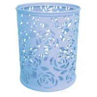 Стакан наст. "deVENTE" 8*8*10см, метал., круглый, голубой