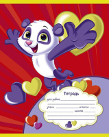 Тетрадь А5 12л лин. ПЗБМ "Веселая команда" выб.УФ-лак, белизна 100%