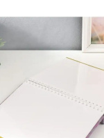 Фотоальбом магнитный 20л  23*28см спир. Bloom. Сирень