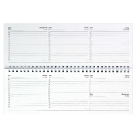 Планинг недат. 290*100мм  64л., гребень "Розовый минимализм" глянц.лам.