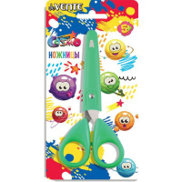 Ножницы детские "deVENTE. Cosmo" 13см, пластик.кольца, в чехле