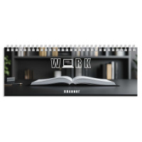 Планинг недат. 290*100мм  64л., картон, гребень "Раскрытая книга" глянц.лам.