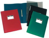 Папка 2 кольца 25 мм 0,65 мм пластик А4 ассорти