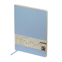 Скетчбук 179*250мм  80л., сшивка, 100гр/м2, "Sketch and Art. Зефирный голубой"