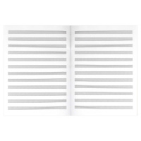 Тетрадь для нот А4 32л., вертик., скоба "Морской рифф"