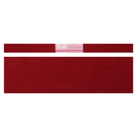 Бумага подел. 50*250 32 г/м рулон   креп бордовая