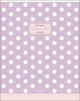 Тетрадь А5  60л кл. Hatber "Горохи" софт-тач, 5диз.в блоке