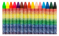 Мелки восковые масляные ЛУЧ "Фантазия" 15цв. 9,5*90мм, в пластике