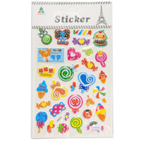 Набор наклеек "Ассорти", 15*21см пластик, объемные