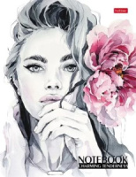 Блокнот А5 7БЦ  96л "Чарующая нежность" кл., 6цв.блок