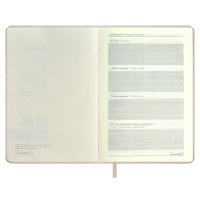 Ежедневник недат. А5 164л., кож.зам., тв.пер. "Лайка бежевый" стеган., в подарочной коробке