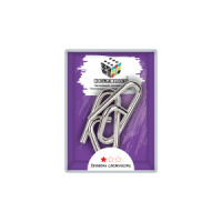 Головоломка металлическая "Петельки" 2*8см