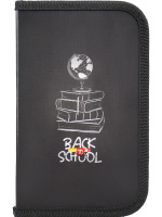 Пенал 1 отд. (190*115*30) молния, лам.картон "Глобус на книгах"