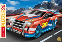 Пазл-рамка 300*200мм.  26 элементов "Авторалли"