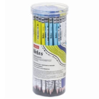 Карандаш ч/гр "Notes" НВ с ластиком