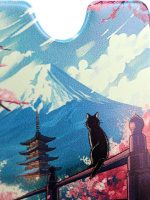 Обложка для пропуска/проездного "Японские мотивы" ПВХ