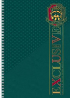 Тетрадь А4  96л кл. гребень Hatber "Animals crest" мат.лам., 3Dфольга, белизна 98%