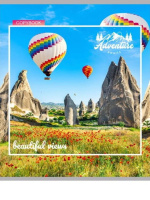 Тетрадь А5  80л кл. Проф-Пресс "Вдохновляющие виды" белизна 92%