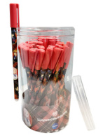 Ручка шар. "Аниме. Ученицы" синяя, 0,7мм, софт-тач