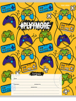 Тетрадь А5 12л косая лин. Проф-Пресс "Вселенная игр", 5 диз.в спайке