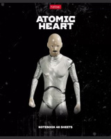 Тетрадь А5 48л кл. Hatber "Atomic Heart" выб.лак., 5диз.в спайке, белизна 100%