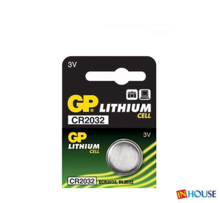 Батарейка-таблетка CR2032 GP Lithium, блистер