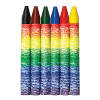 Карандаши восковые масляные ЛУЧ "Фантазия"   6цв, 9,5*90мм