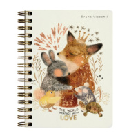 Записная книжка А5  60л. гребень, обл.картон "Любовь, как она есть" кл.