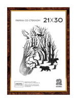 Фоторамка пластик 21*30 №201 (Коричневый)