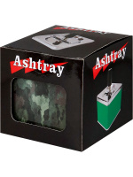 Пепельница бездымная 9*9*7см "Камуфляж" квадрат