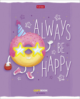 Тетрадь А5 48л кл. Hatber "Веселый ФастФуд", белизна 98%