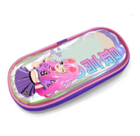 Пенал-косметичка с откид.крышкой (220*90*25) молния, ПВХ "Аниме Тянка"