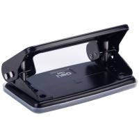 Дырокол Deli   8 лист., металл, серый