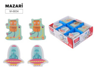 Ластик MAZARI "ROBOT" 2 дизайна, фигурные