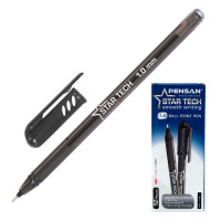 Ручка шар. PENSAN "STAR TECH" , 1мм, черная, игольчатый стержень