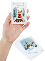 Набор мини-открыток "С Новым годом! 2" 40шт