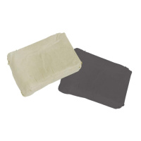 Пластилин скульптурный 1000гр.  белый+ серый, 2стека