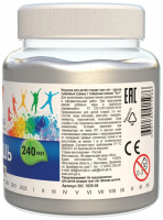 Гуашь художественная Луч "Классика цвета" 240мл серебряная